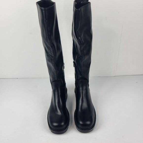 Nine West Women's Zip Up Knee High Fashion Boots Black Size 7.5M - Picture 13 of 16